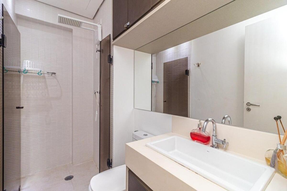 Studio Moderno Em Condominio De Luxo Pe Na Areia サントス エクステリア 写真