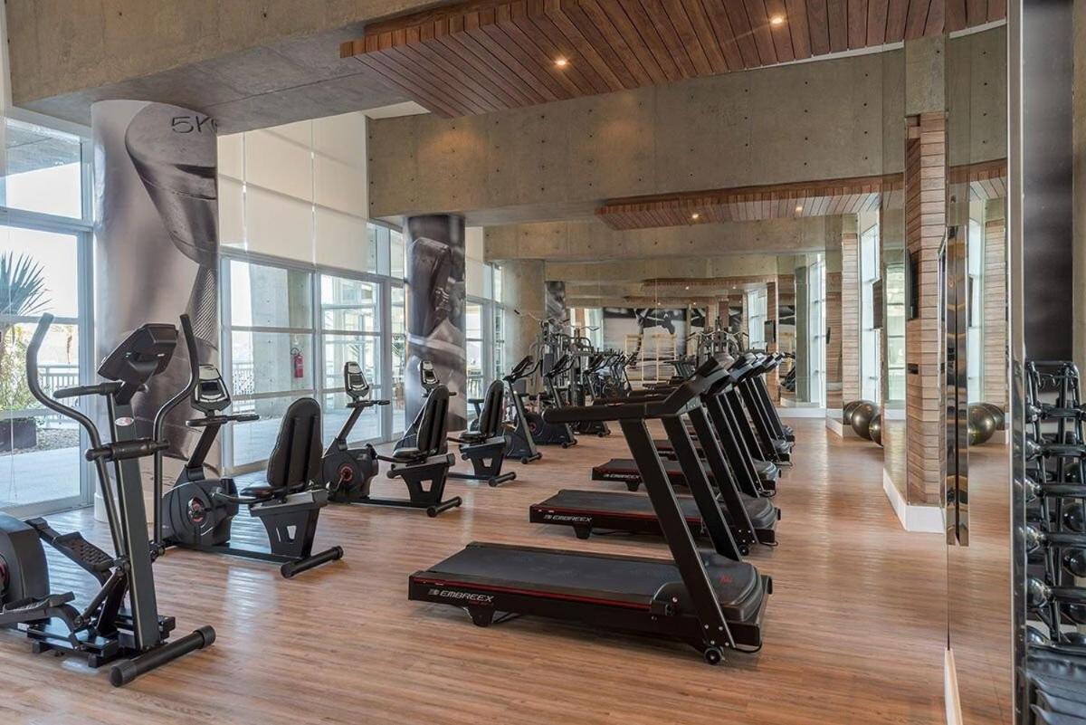 Studio Moderno Em Condominio De Luxo Pe Na Areia サントス エクステリア 写真