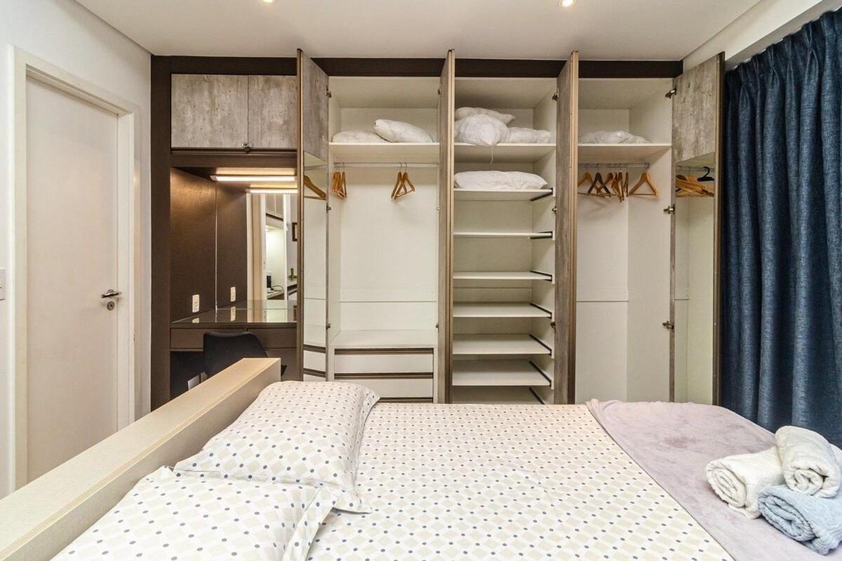 Studio Moderno Em Condominio De Luxo Pe Na Areia サントス エクステリア 写真