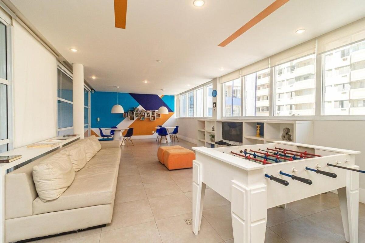 Studio Moderno Em Condominio De Luxo Pe Na Areia サントス エクステリア 写真